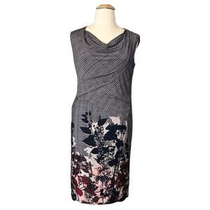 Nine West Mixed Pattern Shift Dress